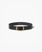 Nili Belt in Black W/antique Brass Buckle image