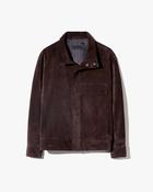 Cirque Suede Jacket in Brown