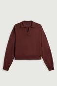 Fleming Long-Sleeve Pullover in Mahogany image