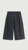 Lexie Elasticated Silk Short in Grey