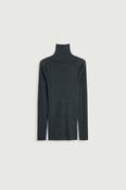 Lois Fitted Roll Collar Shirt in Grey image