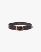 Nili Belt Dark Brown W/antique Brass Buckle image