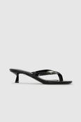Noelle Thong Heels in Embossed Black image