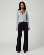 Leenah 32" Wide Leg Jean in Cord Navy image