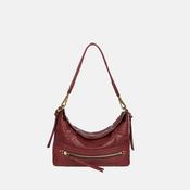 Lucky Hobo Small Bag in Bubble Burgundy Lambskin