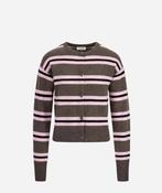 Noemi Cardigan in Pink Striped