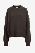 Slush Knit 100% Cashmere in Dark Brown