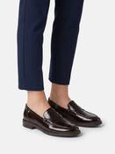 PAUL GREEN Brown Leather Classic Loafer 1251 image
