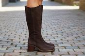 ALPE Brown Suede Knee Boot 5354 image