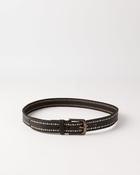 BIBA Black Leather Belt STELLA 105 image