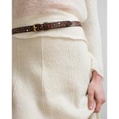 BIBA Tan Leather Belt PECONIC image