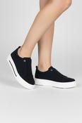 CAPRICE Navy Suede Trainer image