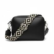 FABUCCI Black Geometric  Handbag Strap