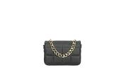 Fabucci Black Quilted Leather Handbag MIMI image