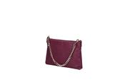 FABUCCI Burgundy Leather Clutch Bag ESTHER image