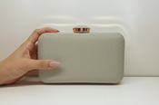 FABUCCI Gold Box Clutch Bag