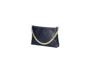 FABUCCI Navy Leather Clutch Bag ESTHER image
