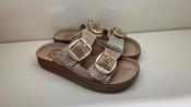 FANTASY Silver Print Slider Sandal DESPOINA image