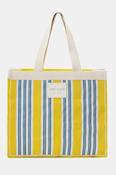 FULLAH SUGAH Yellow Stripe Shopper Bag