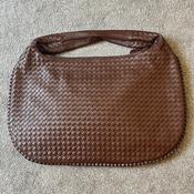 Fabucci Brown Woven Shoulder Handbag image