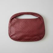 Fabucci Burgundy Woven Shoulder Handbag image