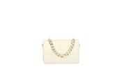 Fabucci Cream Quilted Leather Handbag MIMI
