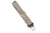 FABUCCI Grey Print Handbag Strap