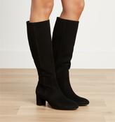 GABOR Black Suede Knee Boot 70917
