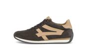 GABOR Chocolate Brown Suede Trainer GLOBE image