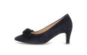 GABOR Navy Suede Court Shoe DUSTY image