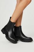 Gabor Black Leather Chunky Ankle Boot MARISSA image
