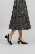 Gabor Black Leather Slingback Shoe 26027 image