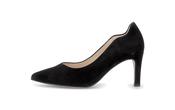 Gabor Black Suede Court Shoe DEGREE image