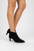 Gabor Black Suede Heeled Ankle Boot TERRI image