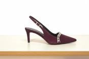 LODI Aubergine Suede Sling Back Shoe  NIKA image