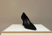 LODI Black Suede Point Toe Court Shoe MERLISA