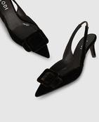 LODI Brown Velvet Slingback Shoe NESTOR image