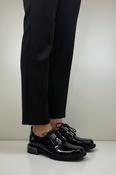 LORETA VITALE Black Patent Brogue image