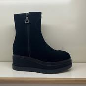 MARCO MOREO Black Suede Platform Ankle Boot M005 image