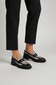 MARCO MOREO Black Taupe  Leather Loafer M0152 image