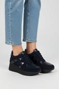 MARCO MOREO Navy Wedge Shoe GILDA image
