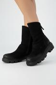 PAUL GREEN Black Nubuck Ankle Boot 8253 image