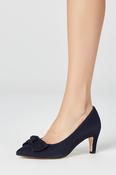 GABOR Navy Suede Court Shoe DUSTY image