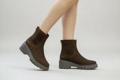 UNISA Brown Suede ankle boot Jorg