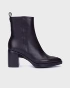 WONDERS Black Leather Point Ankle Boot L-1601 image