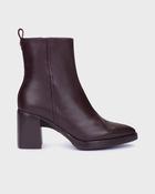 WONDERS Brown Leather Point Ankle Boot  L-1601 image