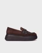 WONDERS  Brown Wedge Loafer A-5203 image