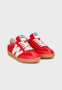 WONDERS Red White Lace up Trainer AP 2001 image