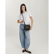 BIBA Dark Brown Leather Cross Bag BOSTON image