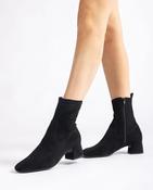 UNISA Black Suede Ankle Boot LANGLEY